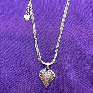 Brighton Ophelia Heart Necklace – Triple Strand Chain